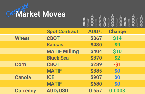 Grain Report Tuesday - 08th August