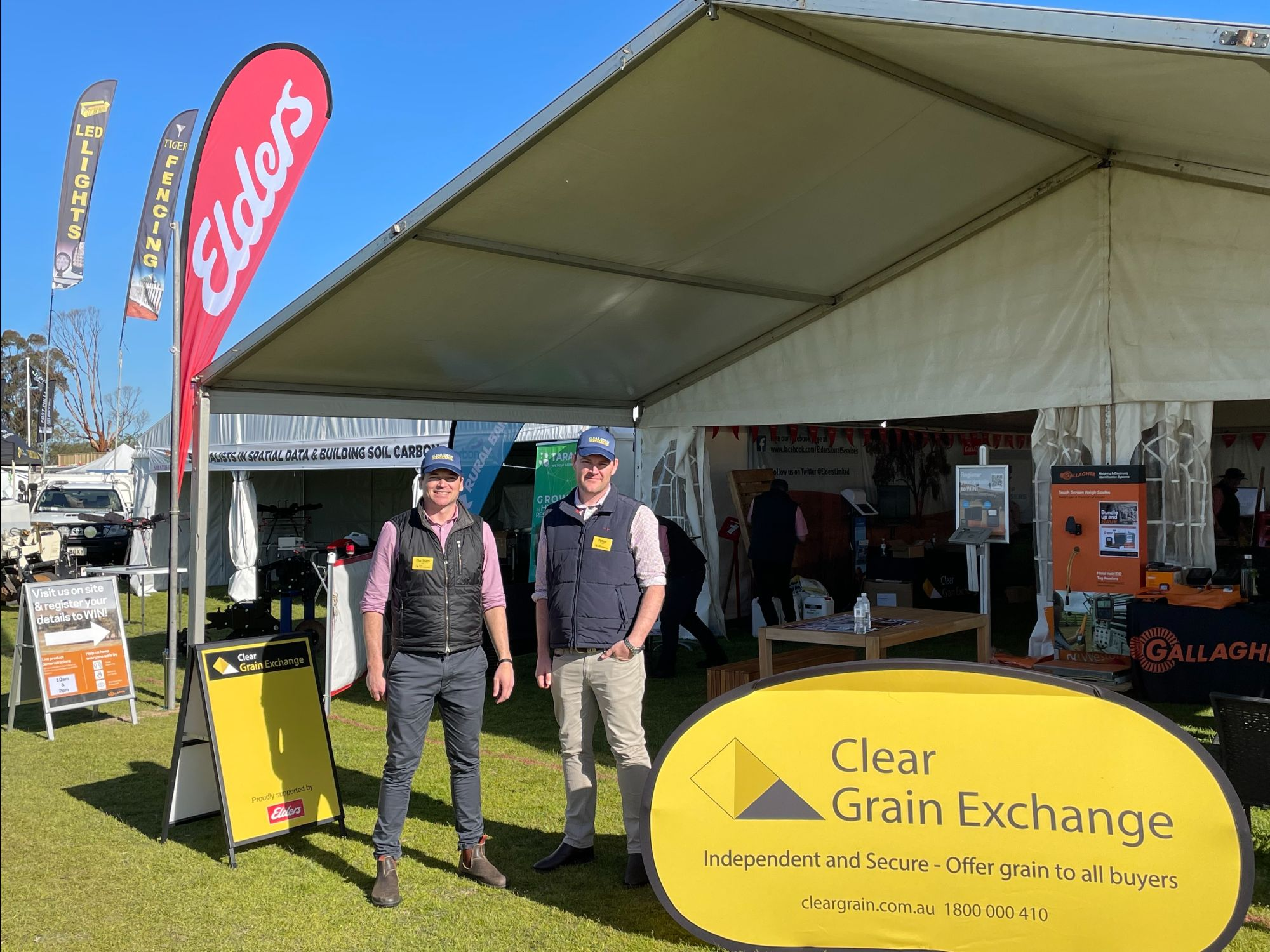 It's good to be back at the field days!