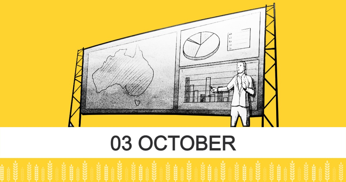 Weekly Grain Traded CGX - 03 October