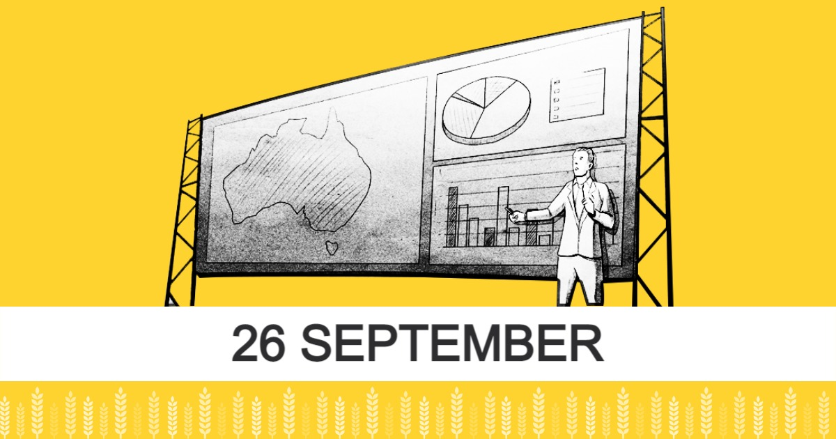 Weekly Grain Traded CGX - 26 September