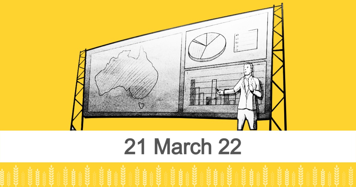 Weekly Grain Traded CGX - 21 March