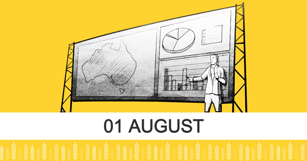 Weekly Grain Traded CGX - 01 August