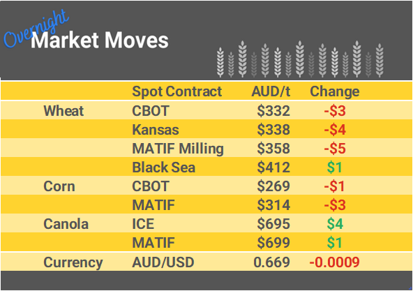 Grain Report Friday - 12th January