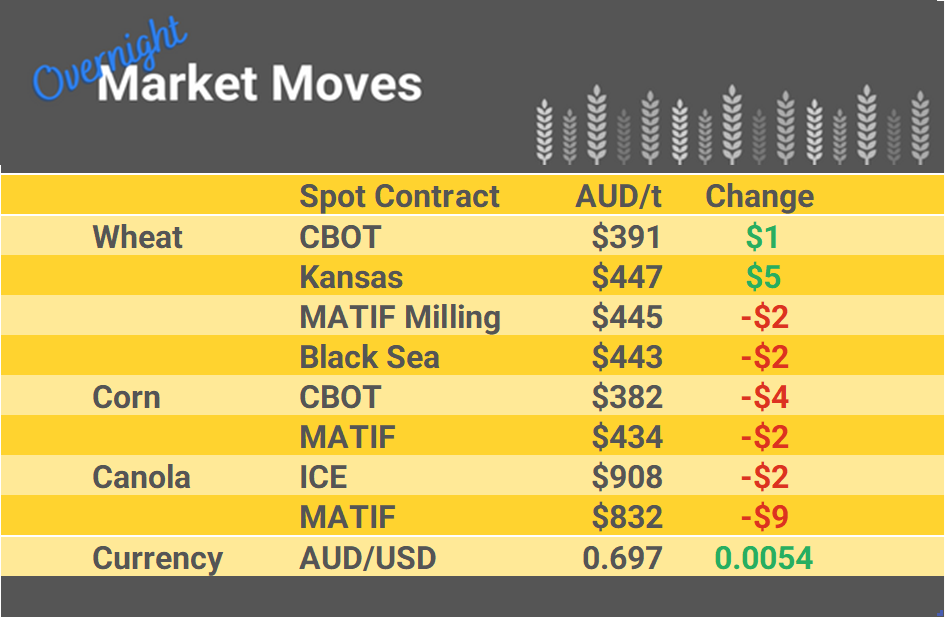 Grain Report Monday - 23rd January