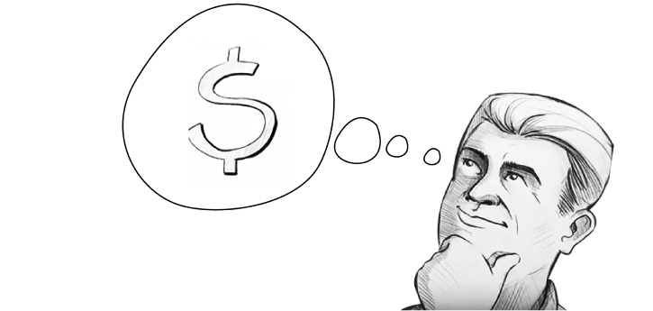 Illustration of grower pondering settlment