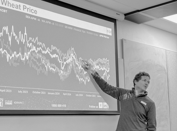 Nathan Cattle presenting at CGX
