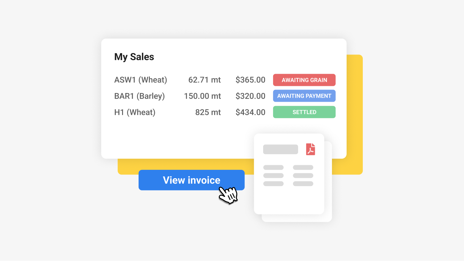 Manage your grain sales in Clear Grain Exchange